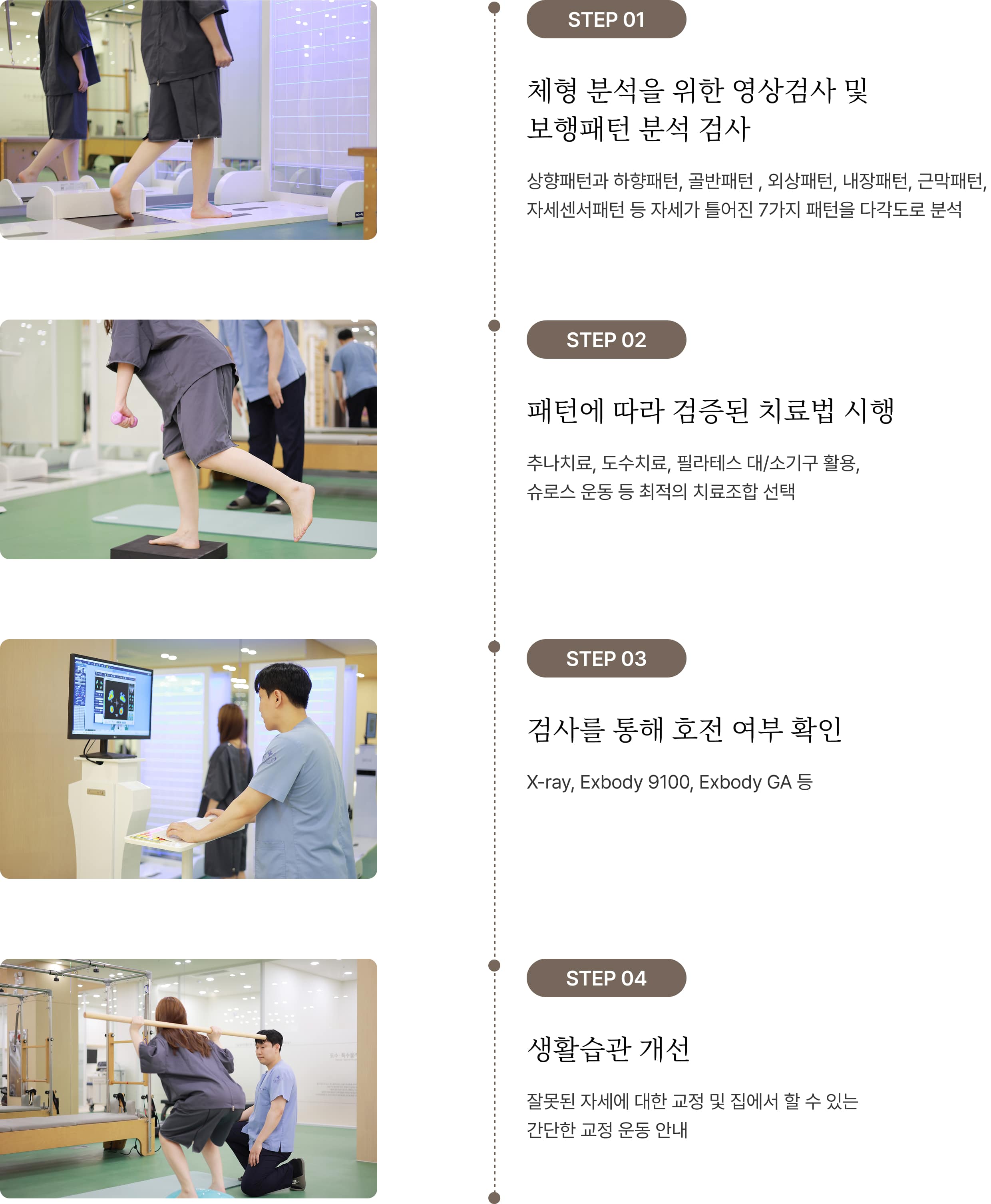 체형교정 과정